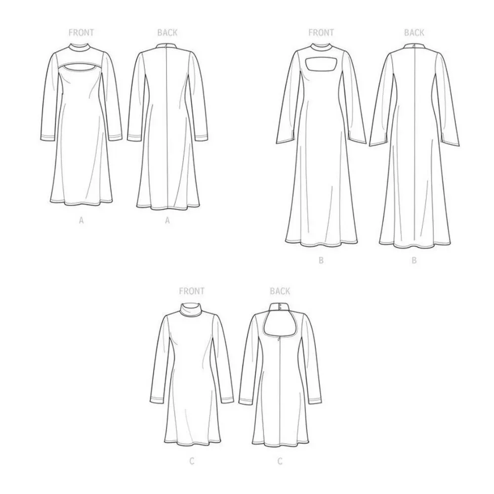 Simplicity flared knit